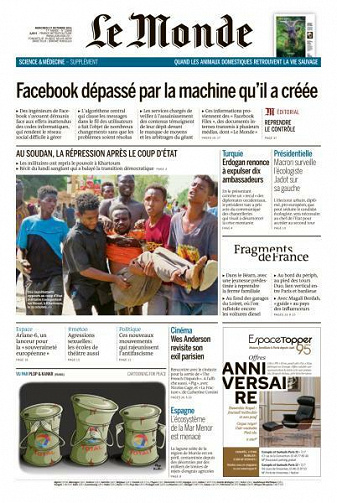 Le Monde du Mercredi 27 Octobre 2021