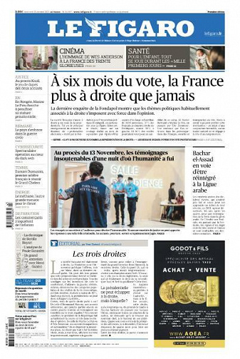 Le Figaro du Mercredi 27 Octobre 2021