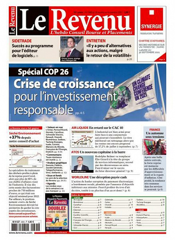 Le Revenu - 29 Octobre 2021