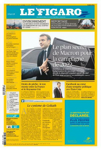 Le Figaro du Vendredi 29 Octobre 2021