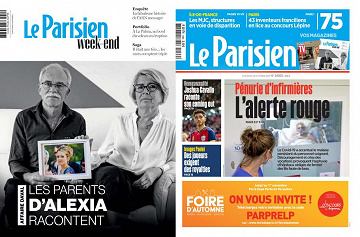 Pack Le Parisien + Le Parisien Week-End - 29 Octobre 2021