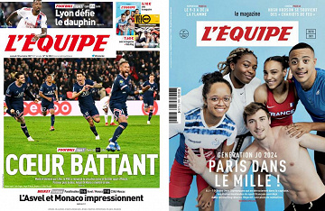 Pack L’Equipe + L’Equipe Magazine - Samedi 30 Octobre 2021