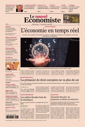 Le nouvel Economiste - 29 Octobre 2021