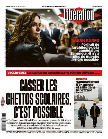 Libération du Mercredi 3 Novembre 2021