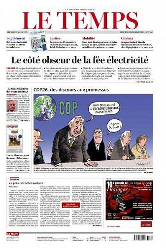 Le Temps - 3 Novembre 2021