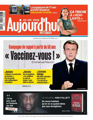 Aujourd’hui en France - 10 Novembre 2021