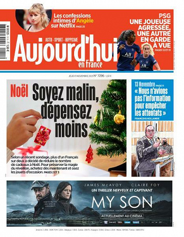 Aujourd’hui en France - 11 Novembre 2021