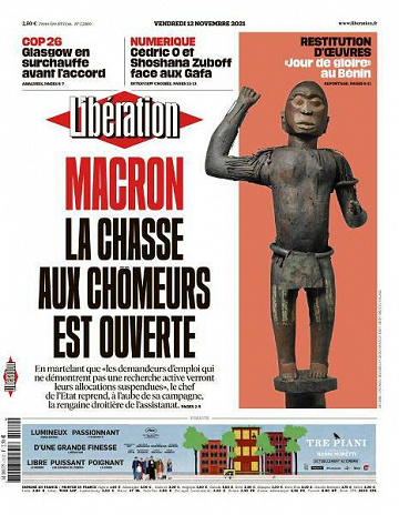 Libération du Vendredi 12 Novembre 2021