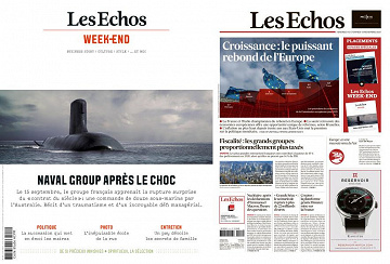 Pack Les Echos + Les Echos Week-end - Vendredi 12 Novembre 2021