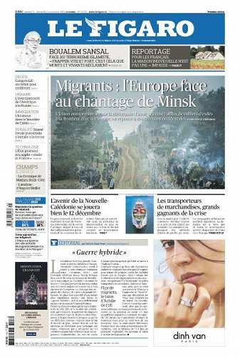 Le Figaro du Samedi 13 et Dimanche 14 Novembre 2021