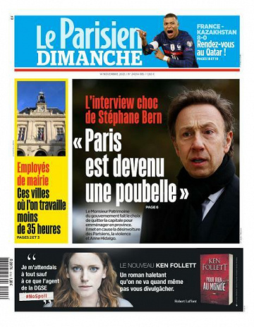 Le Parisien du Dimanche 14 Novembre 2021