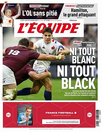 L’equipe du Lundi 15 Novembre 2021