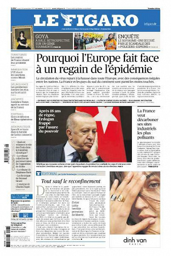 Le Figaro du Mardi 16 Novembre 2021