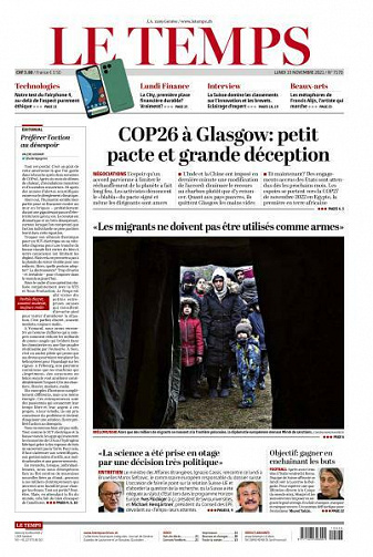 Le Temps - 15 Novembre 2021