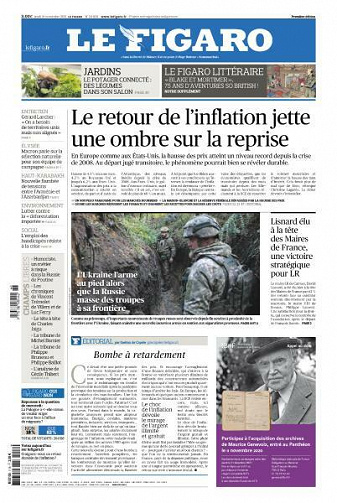 Le Figaro du Jeudi 18 Novembre 2021