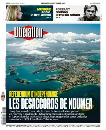 Libération du Vendredi 19 Novembre 2021