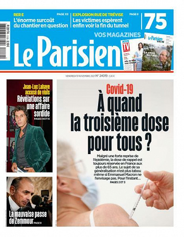 Le Parisien du Vendredi 19 Novembre 2021