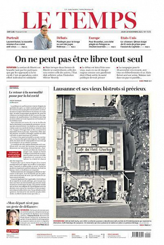 Le Temps - 18 Novembre 2021