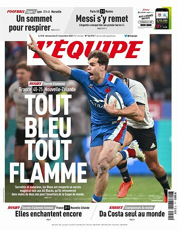 L’equipe du Dimanche 21 Novembre 2021