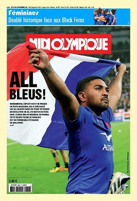 Midi Olympique rouge du lundi 22 novembre 2021