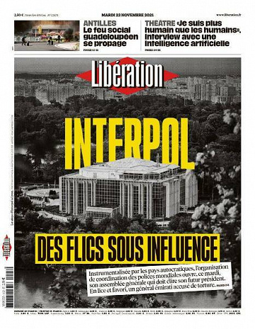 Libération du Mardi 23 Novembre 2021