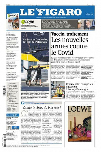 Le Figaro du Mercredi 24 Novembre 2021