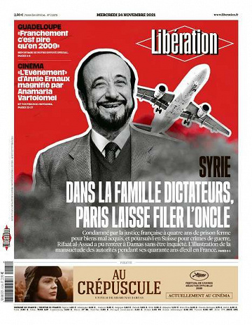 Libération du Mercredi 24 Novembre 2021