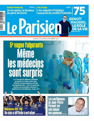 Le Parisien du Mercredi 24 Novembre 2021