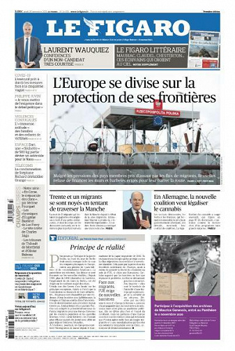 Le Figaro du Jeudi 25 Novembre 2021