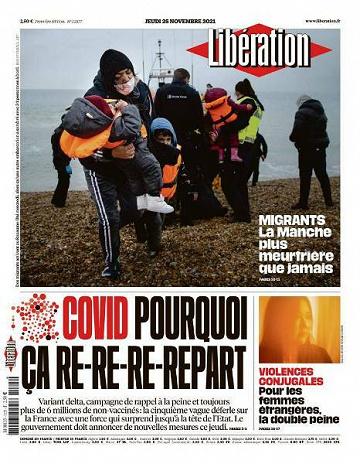 Libération du Jeudi 25 Novembre 2021