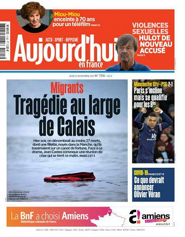 Aujourd’hui en France - 25 Novembre 2021