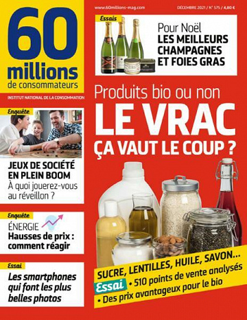 60 Millions de Consommateurs - Décembre 2021