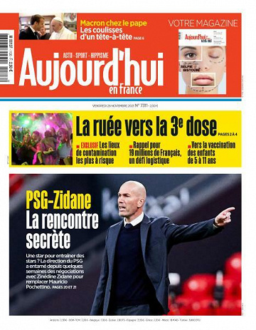 Aujourd’hui en France - 26 Novembre 2021