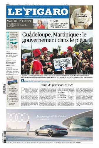 Le Figaro du Lundi 29 Novembre 2021