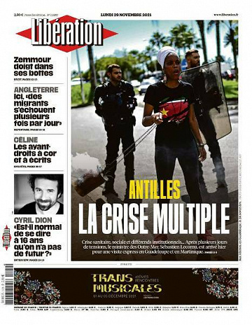 Libération du Lundi 29 Novembre 2021