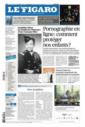 Le Figaro du Mardi 30 Novembre 2021