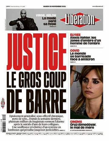 Libération du Mardi 30 Novembre 2021