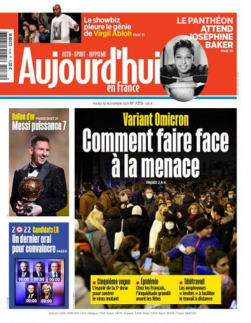 Aujourd’hui en France - 30 Novembre 2021