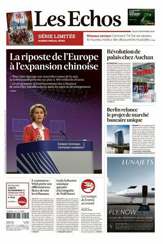 Les Echos du Jeudi 2 Décembre 2021