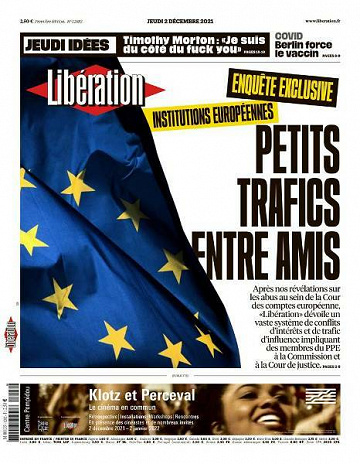 Libération du Jeudi 2 Décembre 2021