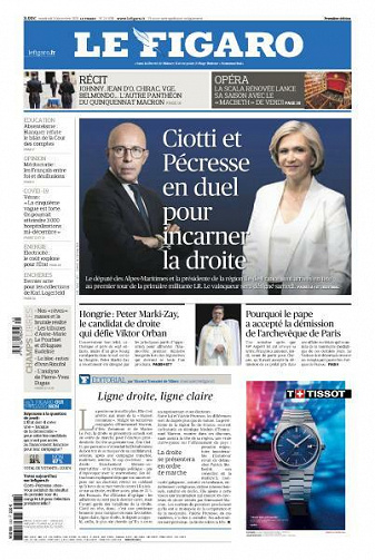 Le Figaro du Vendredi 3 Décembre 2021