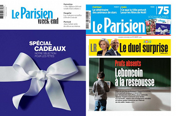 Pack Le Parisien + Le Parisien Week-End - 3 Décembre 2021