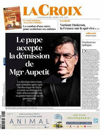 La Croix - 3 Décembre 2021