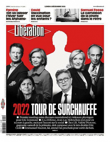 Libération du Lundi 6 Décembre 2021