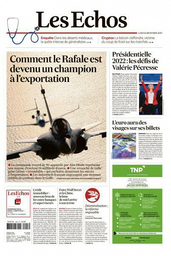 Les Echos du Lundi 6 Décembre 2021