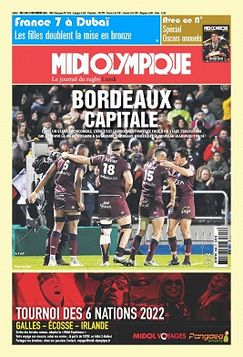 Midi olympique rouge du lundi 6 au 12 décembre 2021
