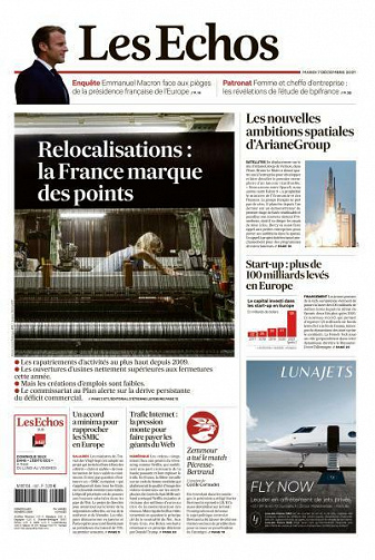 Les Echos du Mardi 7 Décembre 2021