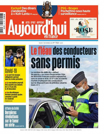 Aujourd’hui en France - 7 Décembre 2021