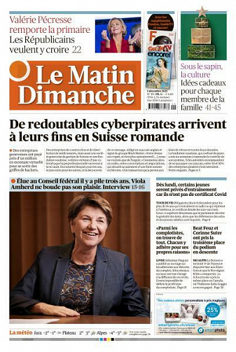 Le Matin Dimanche - 5 Décembre 2021
