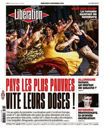 Libération du Mercredi 8 Décembre 2021